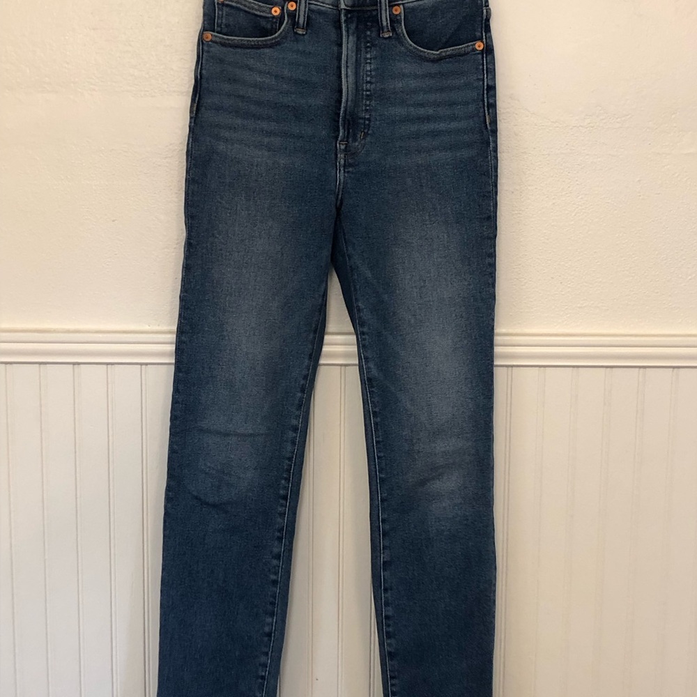 Madewell The Perfect Vintage Jean 10" High-Rise Skinny Jeans Stretch 24